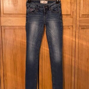 Hollister Medium Wash Skinny Jeans Size 00 Regular